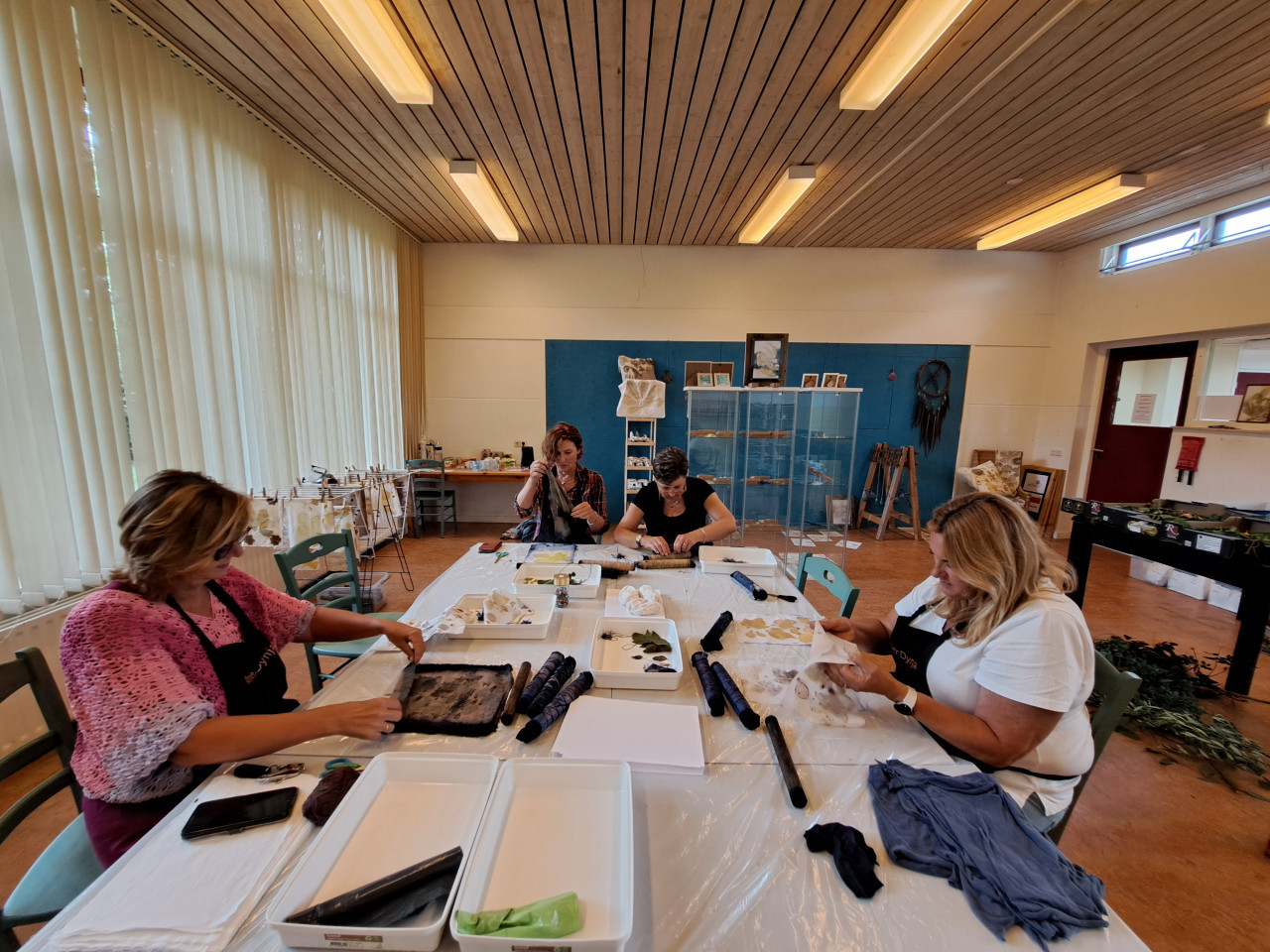 Ecoprinten workshop vrijdag 2 mei Noordgouwe