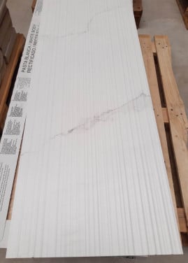 3035-233 Marmerlook wandtegels met reliëf, 40x120 cm, van € 59,95/m² voor