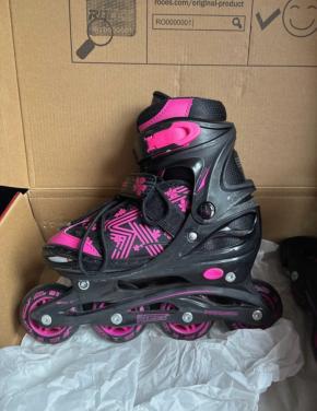 Roces skeelers 34/37 roze/zwart