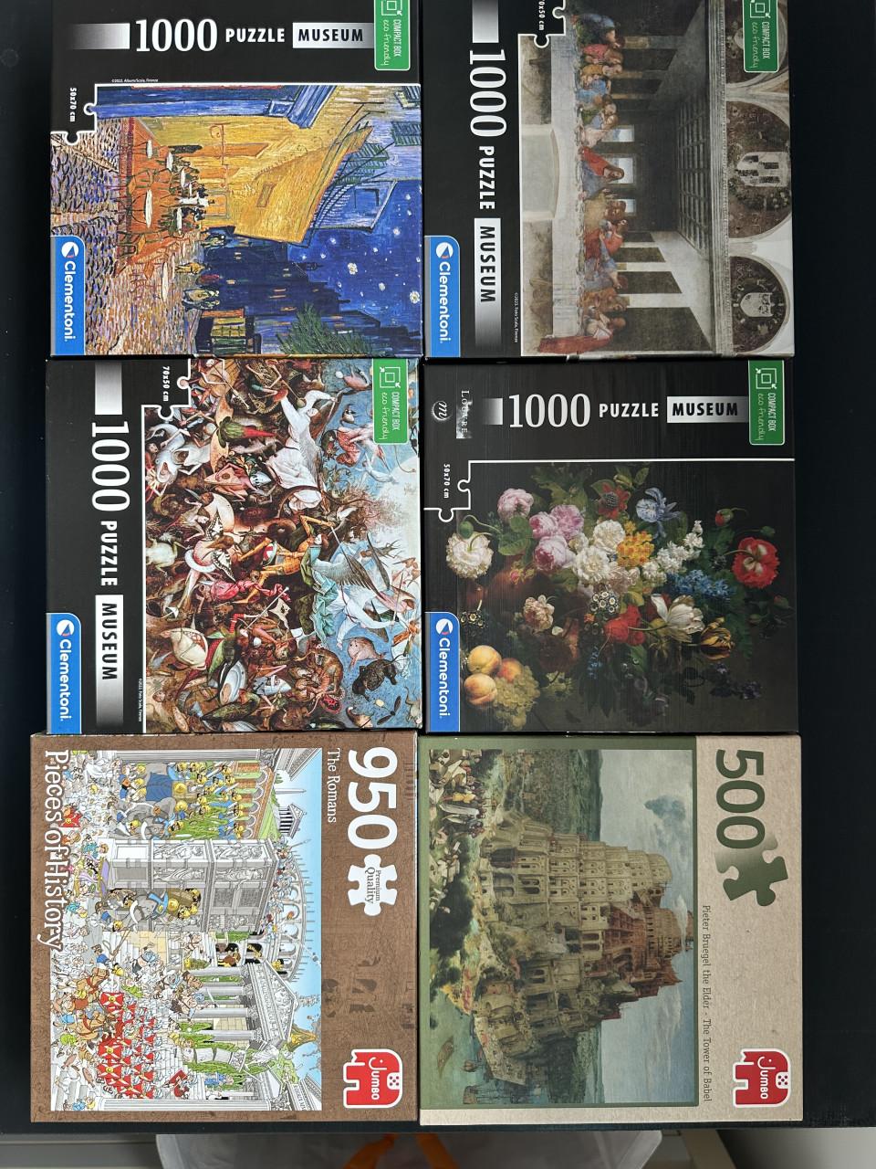 Diverse puzzels, 5,00 euro per stuk