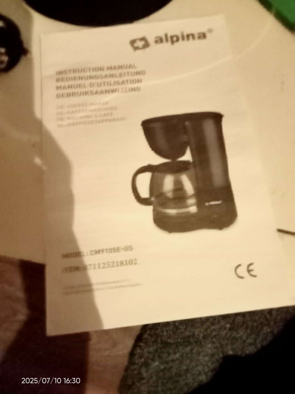 Nieuw koffiezetapparaat compleet met filters