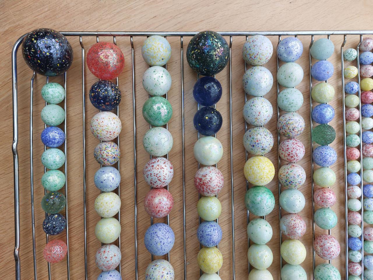 Verzameling Oude Knikkers.