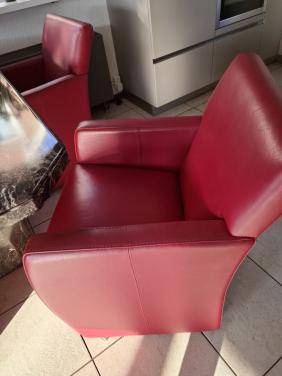 Mooie eetkamerstoelen leer NU 125,- per 4 stuks  In zg staat