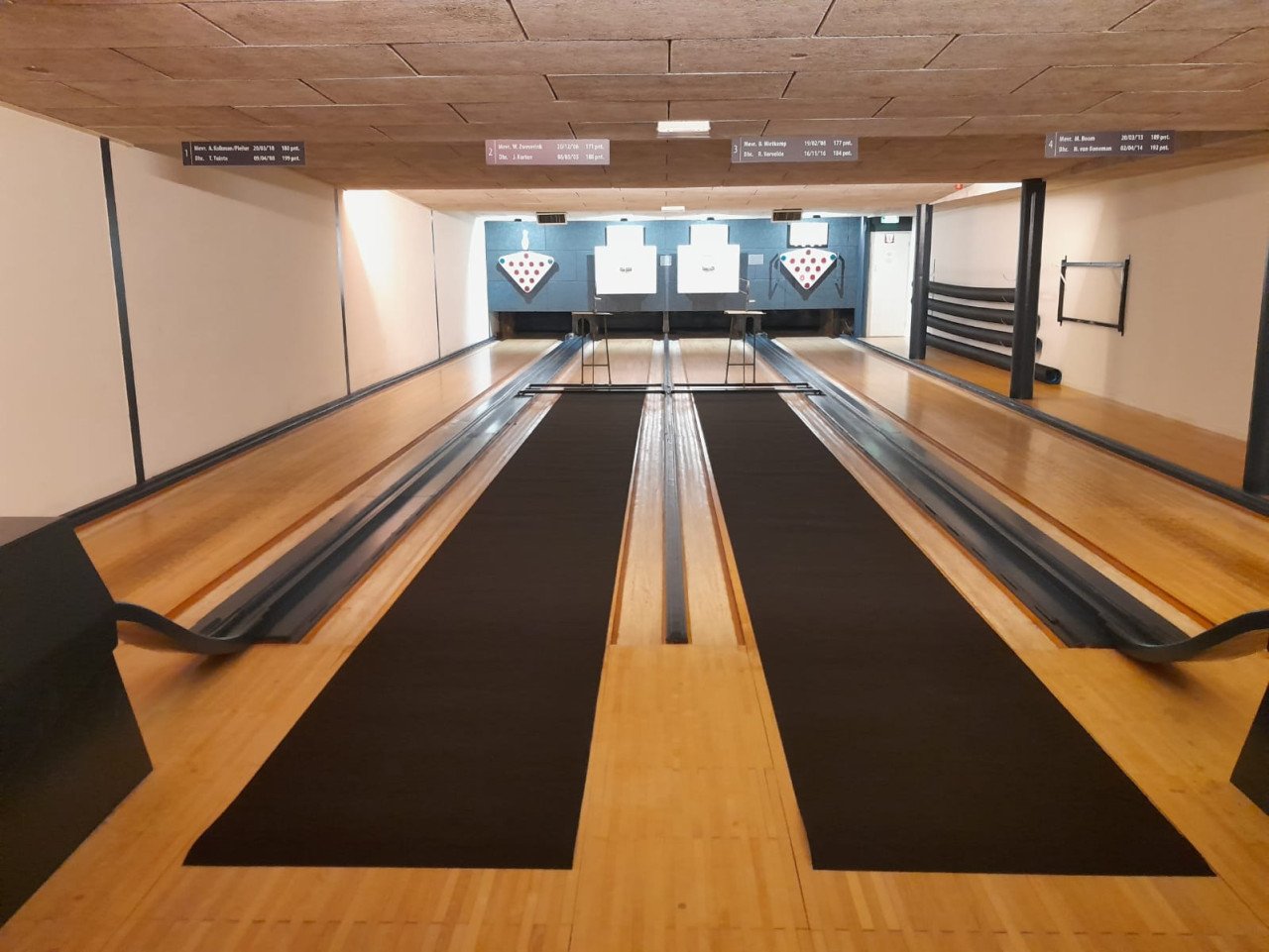 Zwarte loper voor evenement  of feest