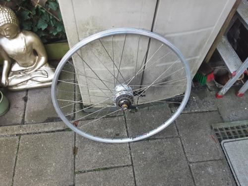 28 inch nexus achterwiel, 7 speed,rollerbrake rem