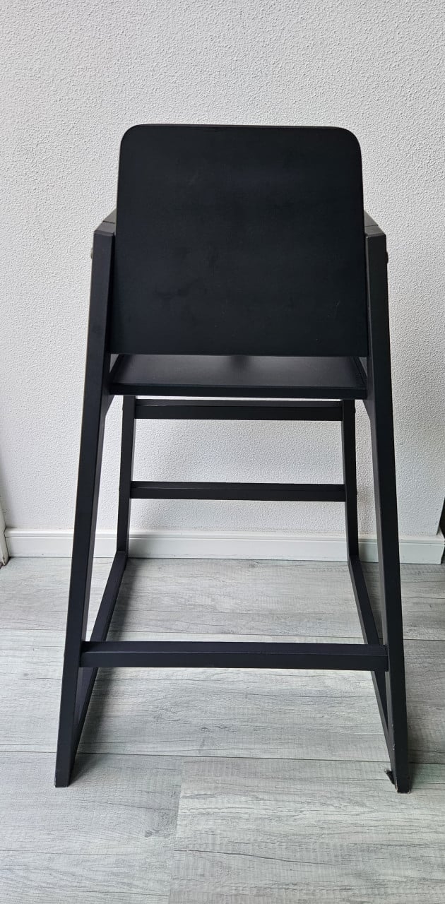 Kinderstoel mat zwart