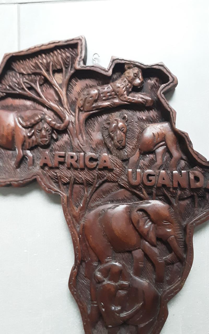 Houten wanddecoratie Afrika