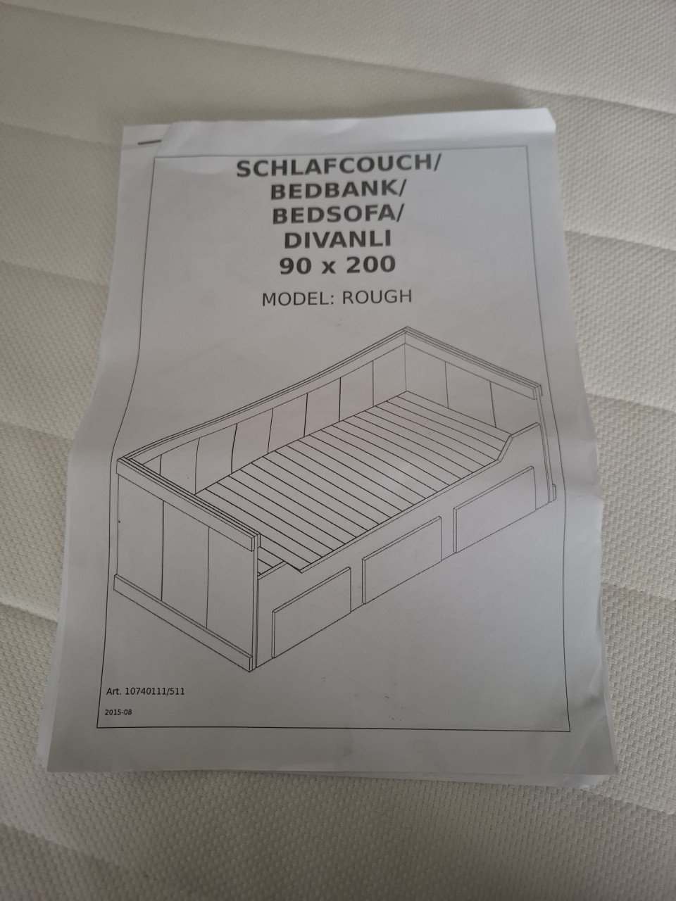 Uitschuifbaar bed