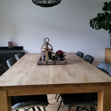 Prachtige teakhouten tafel 1 x 2 m