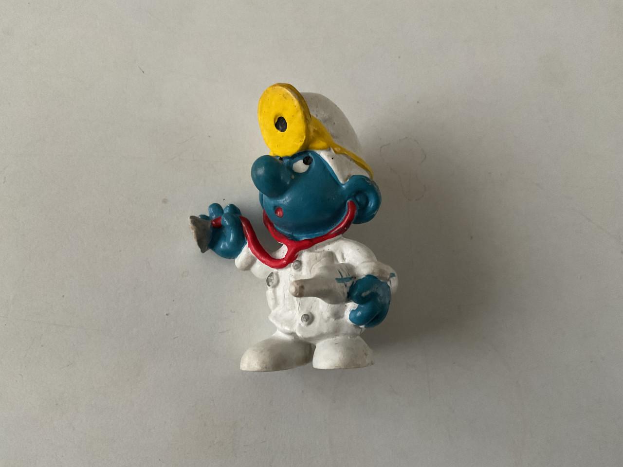 Verschillende Smurfen. Peyo/Schleich.  Materiaal: rubber.  Hoogte: +/- 5 cm