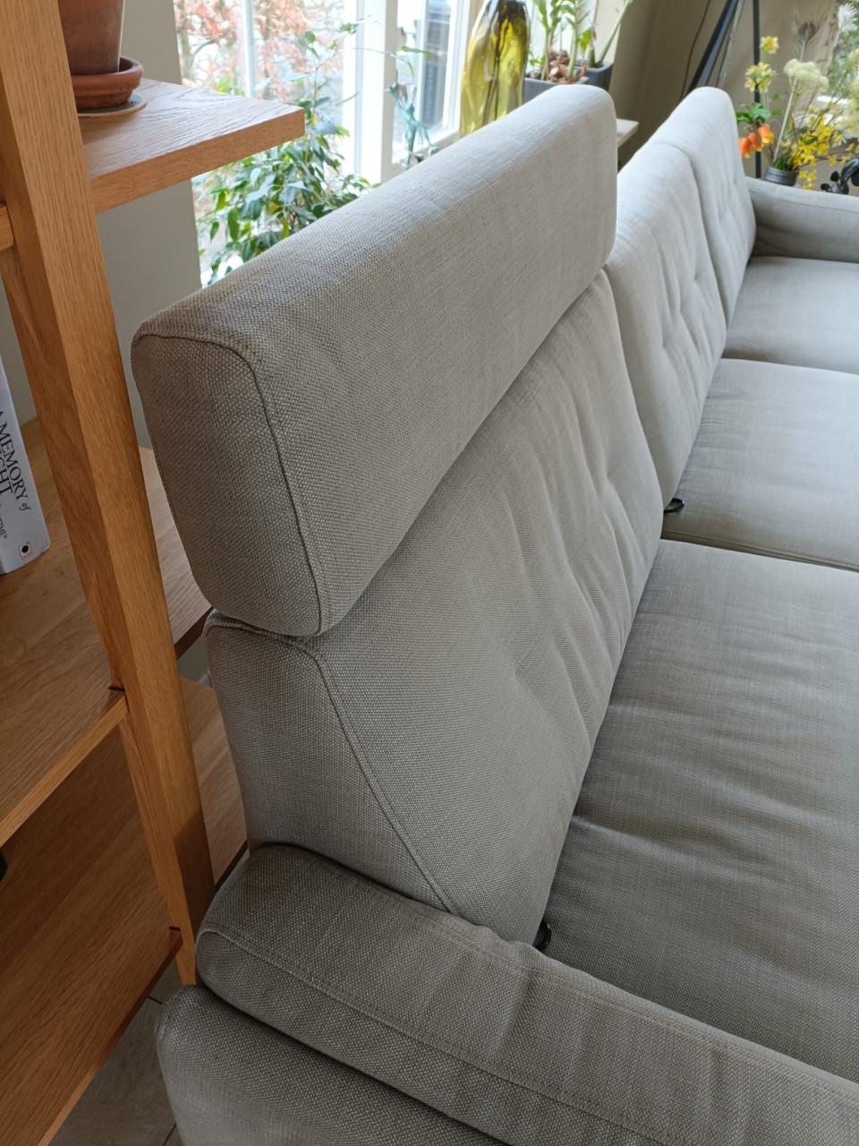 Rolf Benz hoekbank, verstelbaar