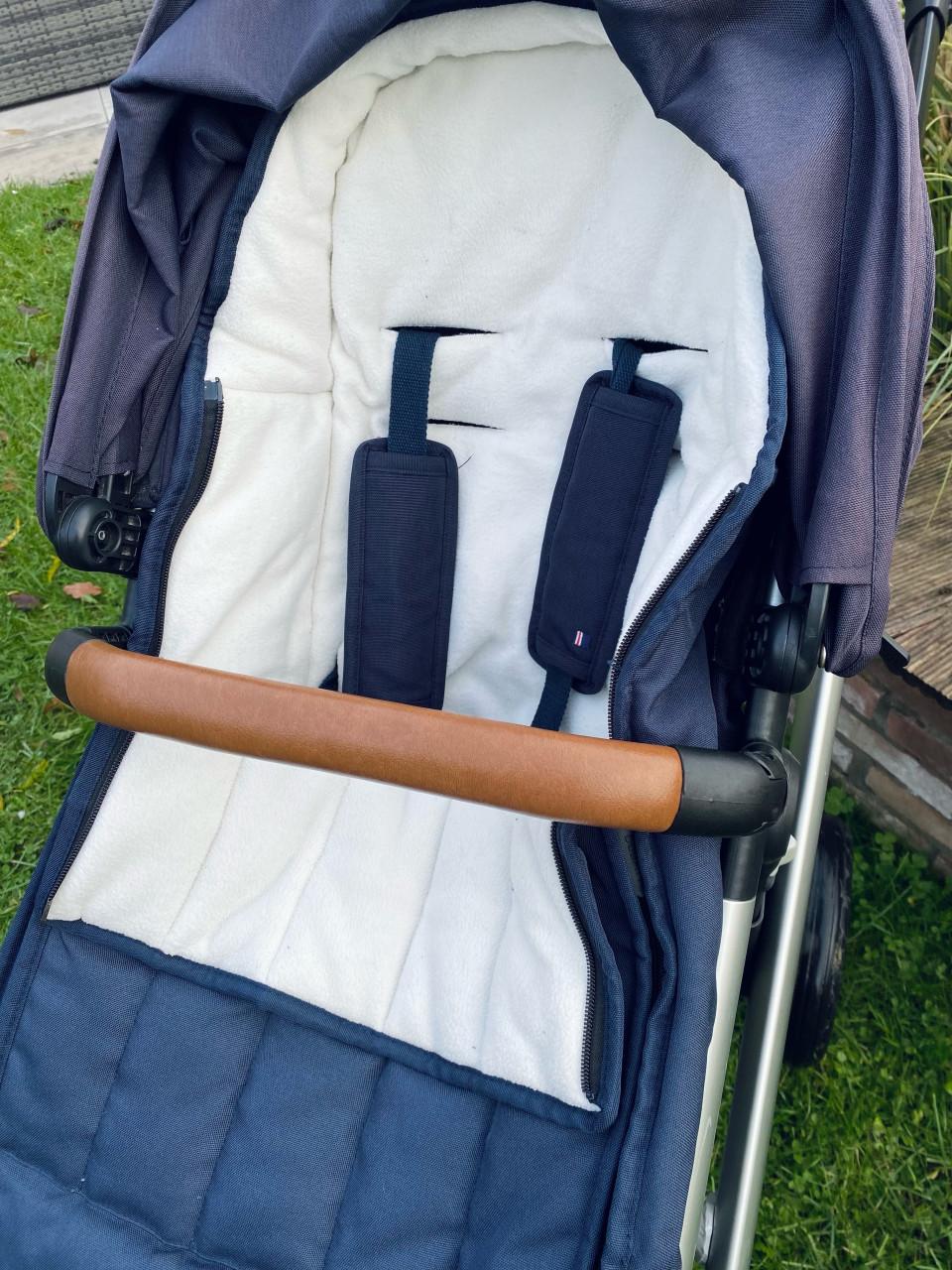 Donkerblauwe Dubatti kinderwagen