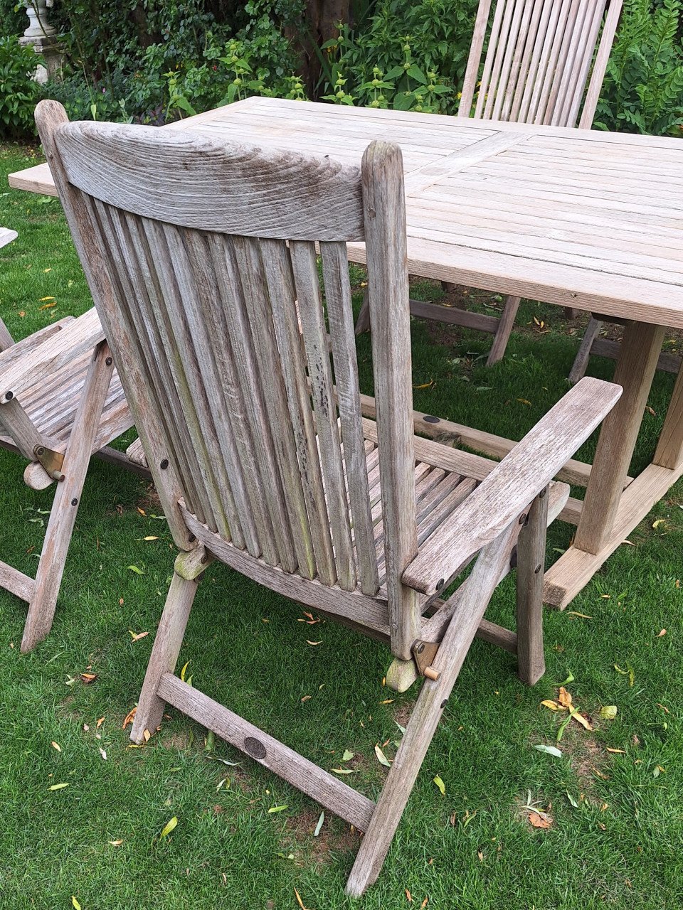 Teak houten tuinset