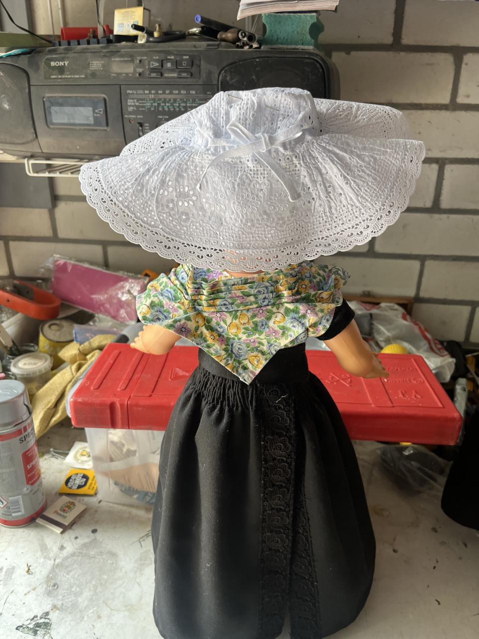 Boerin Klederdrachtpop