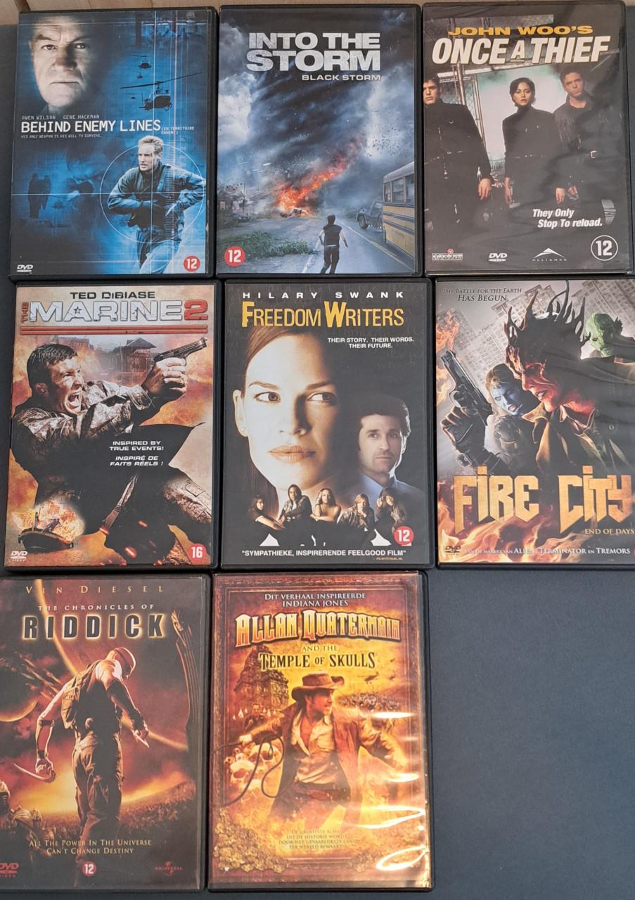 Meer dan 35 DVD's - diverse genres