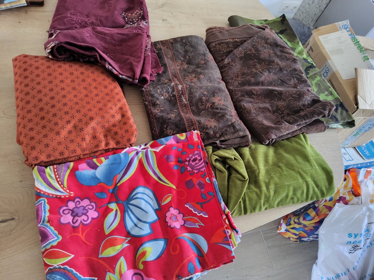 Stoffen kleding