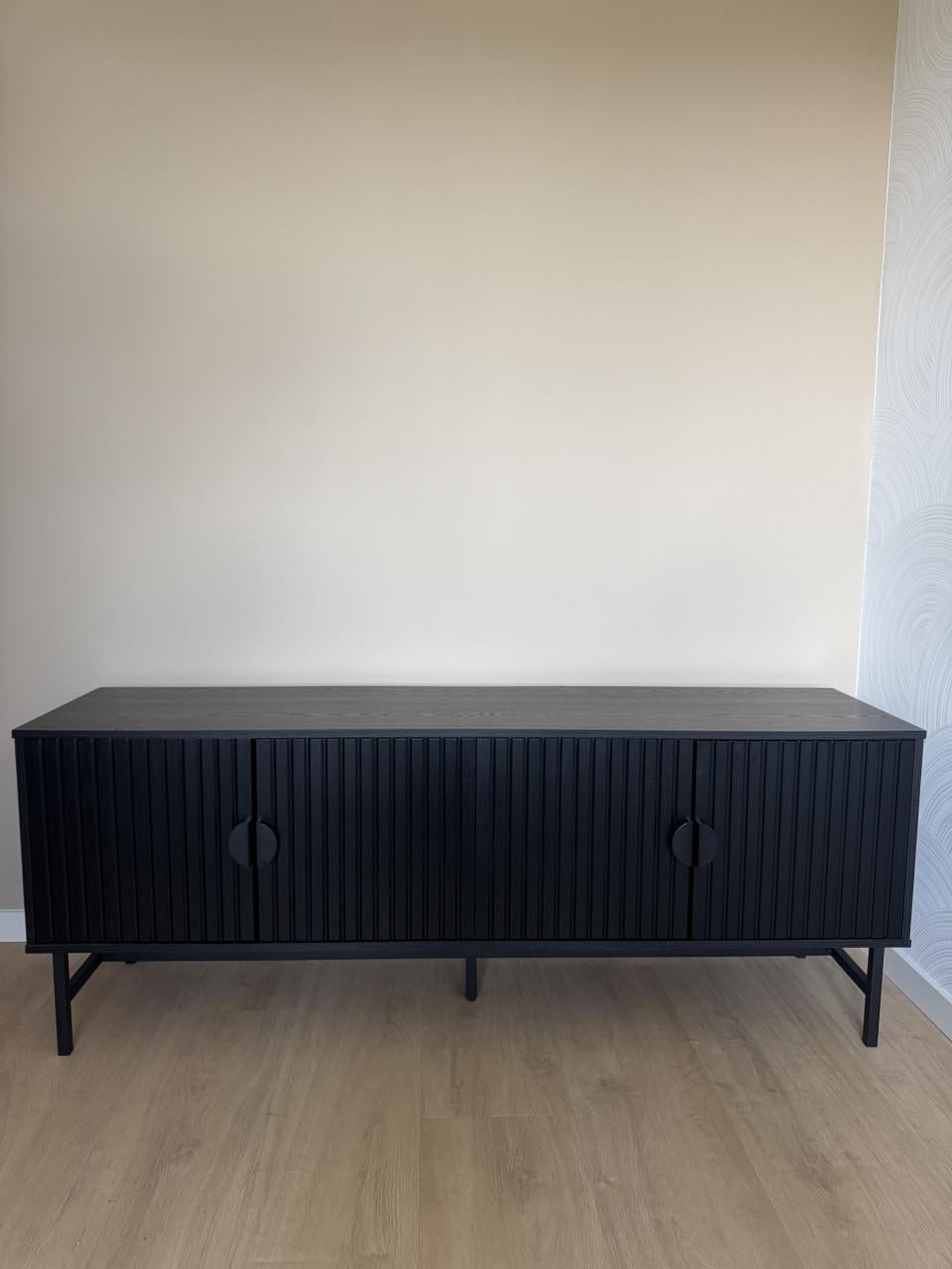 Zwart tv meubel 160 cm