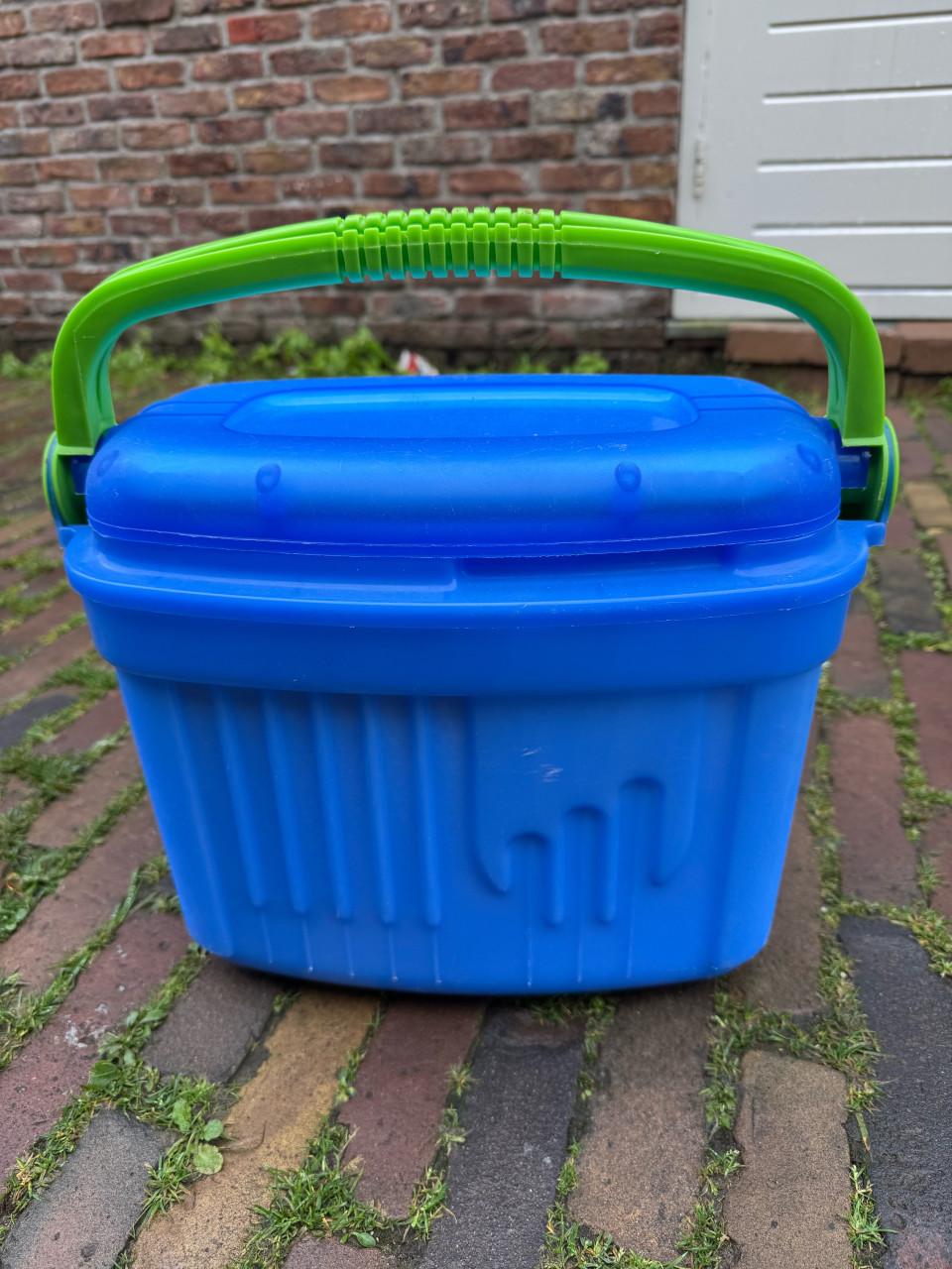 Koelbox klein 10 ltr blauw