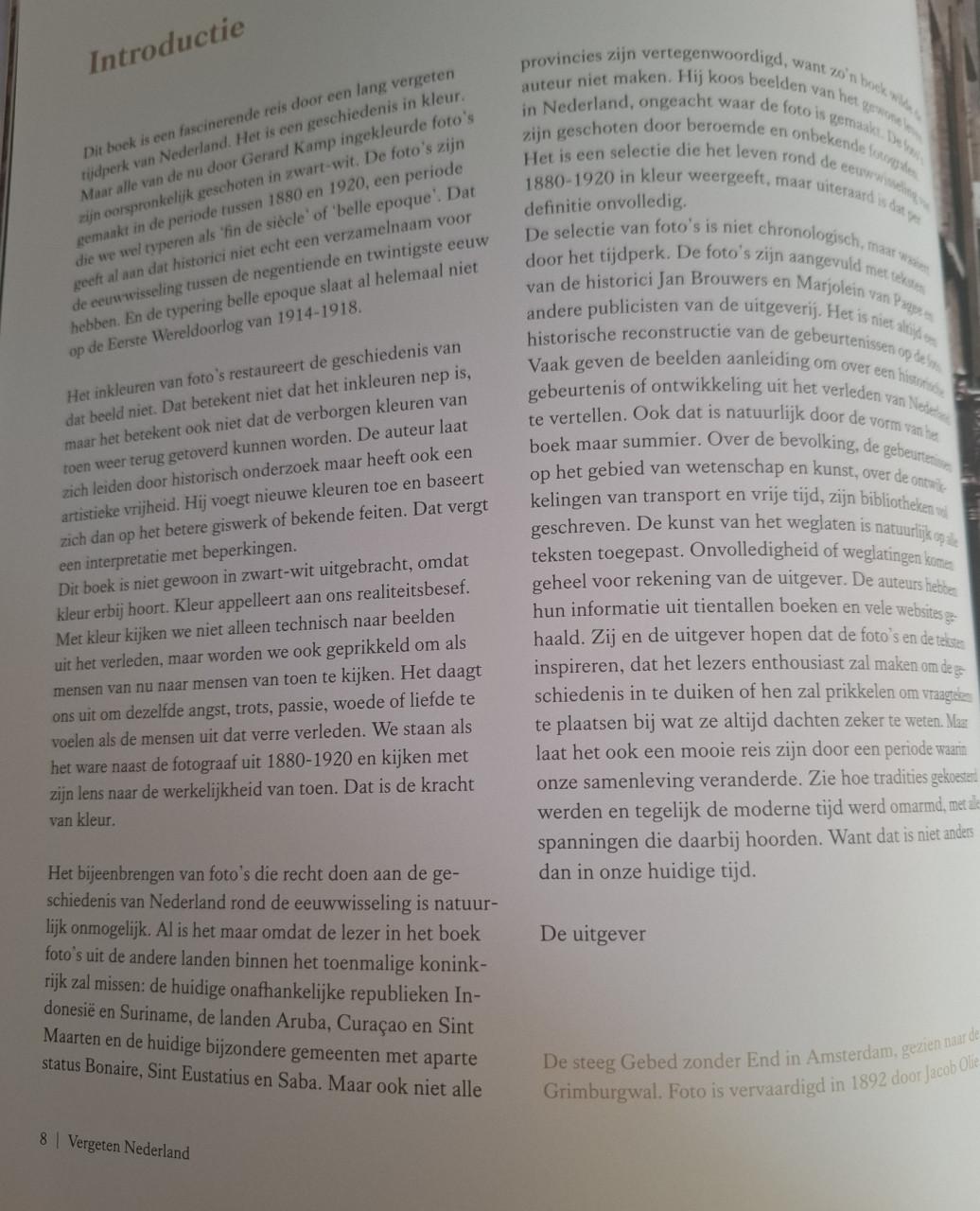 Vergeten Nederland, in beelden en gebeurtenissen, door Gerard Kamp
