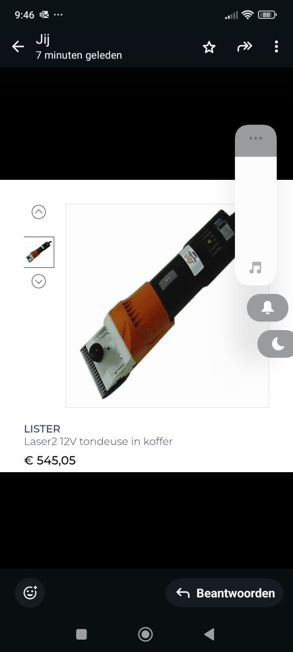 Lister Laser scheerapparaat paard
