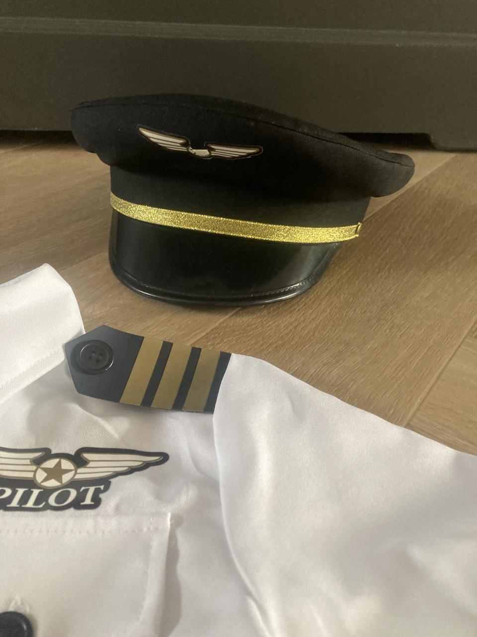 Verkleedkleding piloot maat 116 carnaval