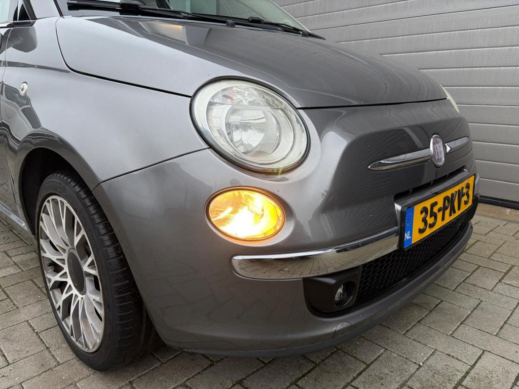 Fiat 500 1.2 lounge/automaat/cabrio/airco/lichtmetaal/