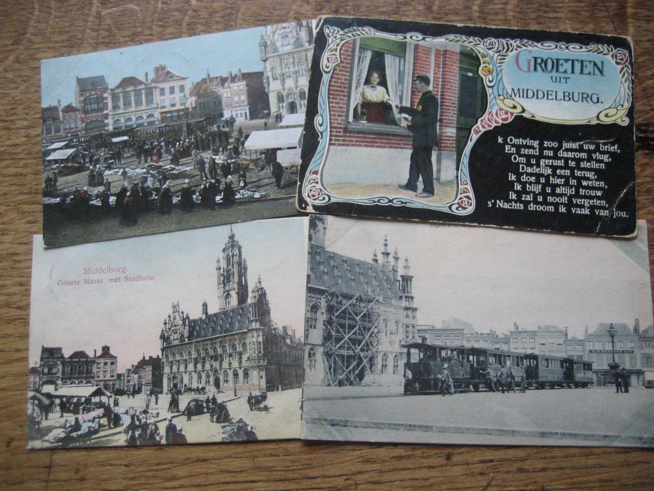 Antiek en brocante markt grote Markt Middelburg