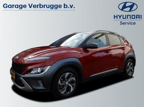 Hyundai Kona 1.6 gdi hev fashion | trekhaak 1300 kg! | 1e eigenaar | naviga