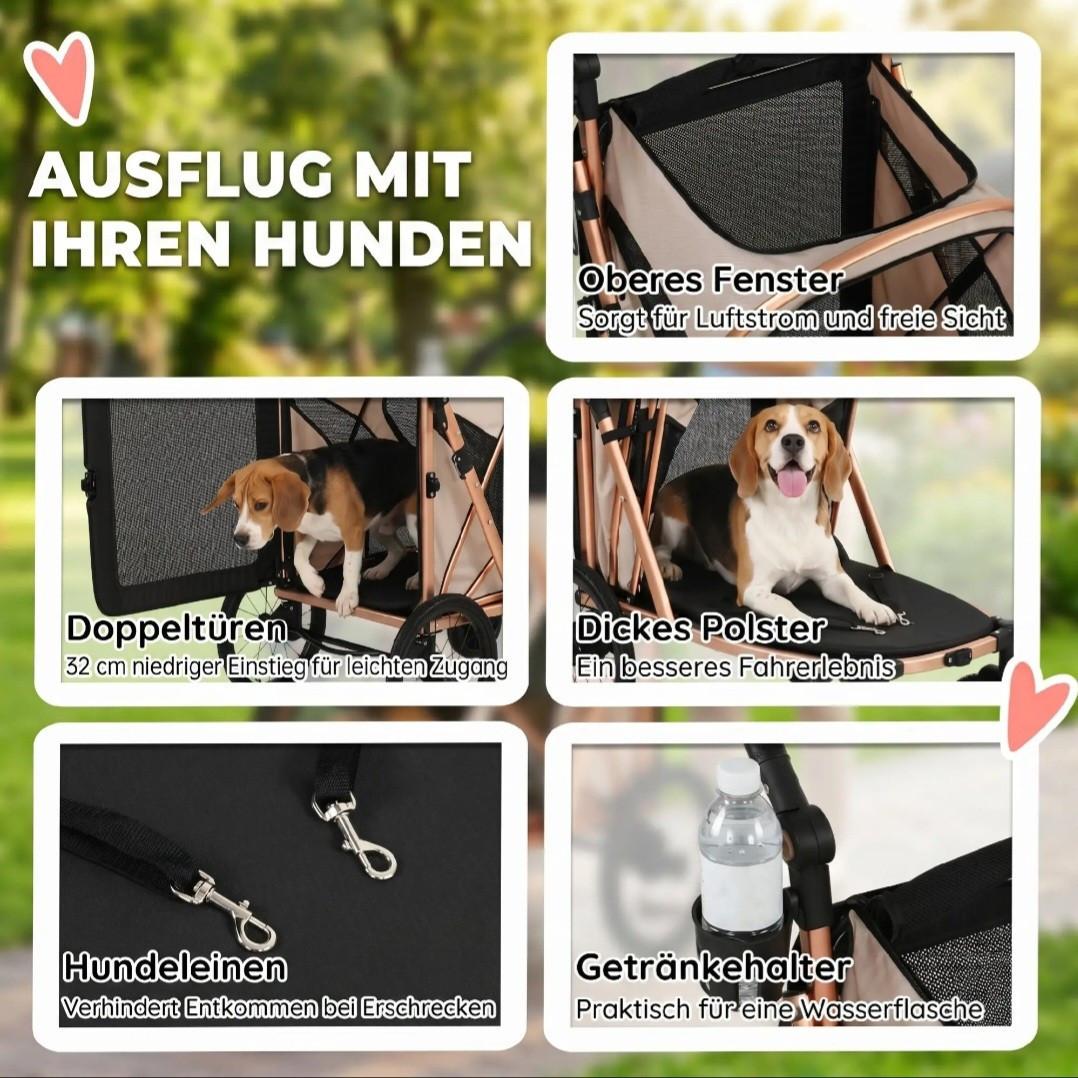 NIEUW‼️Pawhut Hondenbuggy tot 20kg 6277