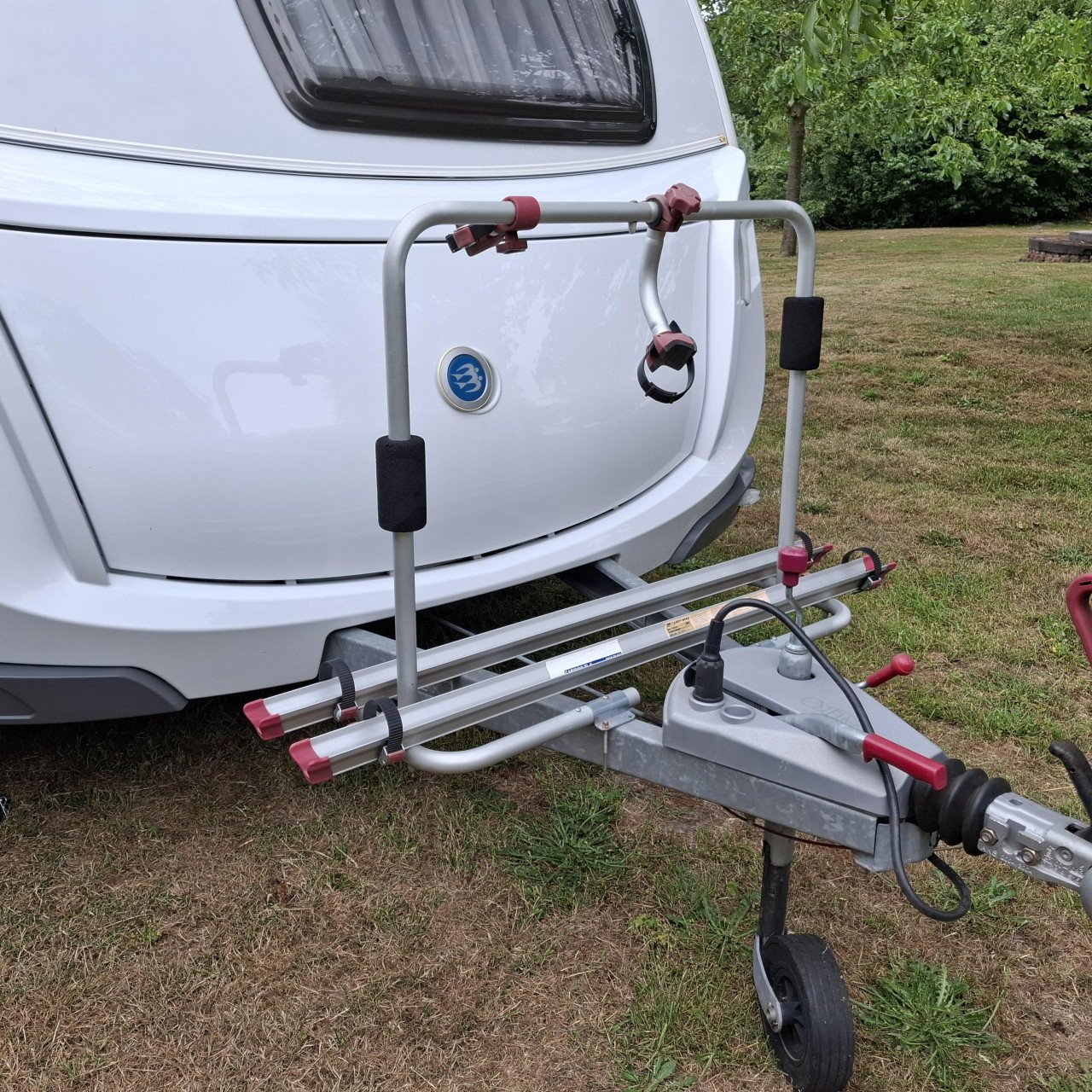 Fietsendrager voor caravan