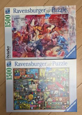 2 legpuzzels 1500st