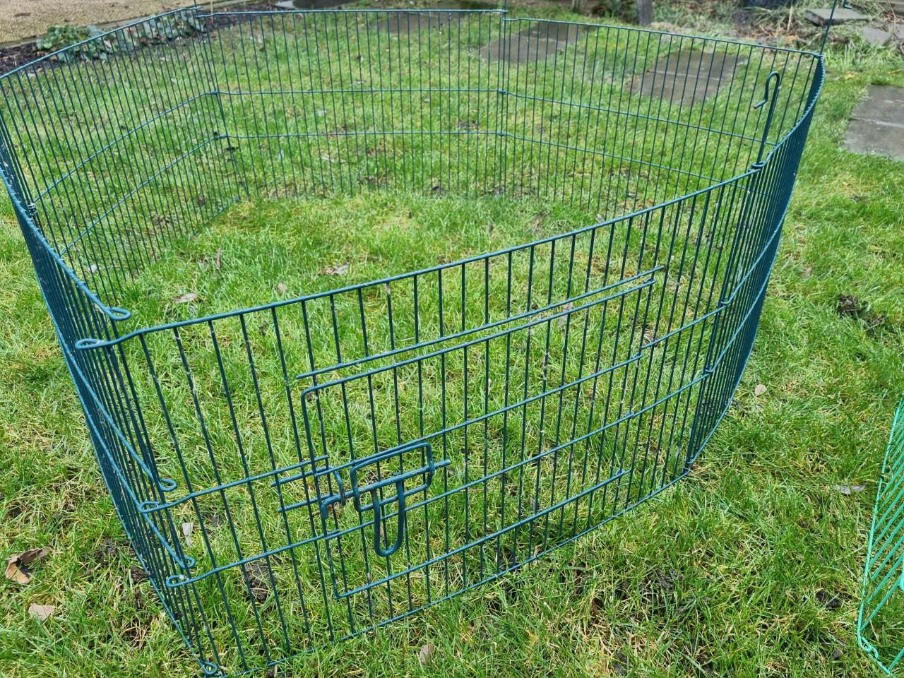 Konijnenhok plus rennetjes