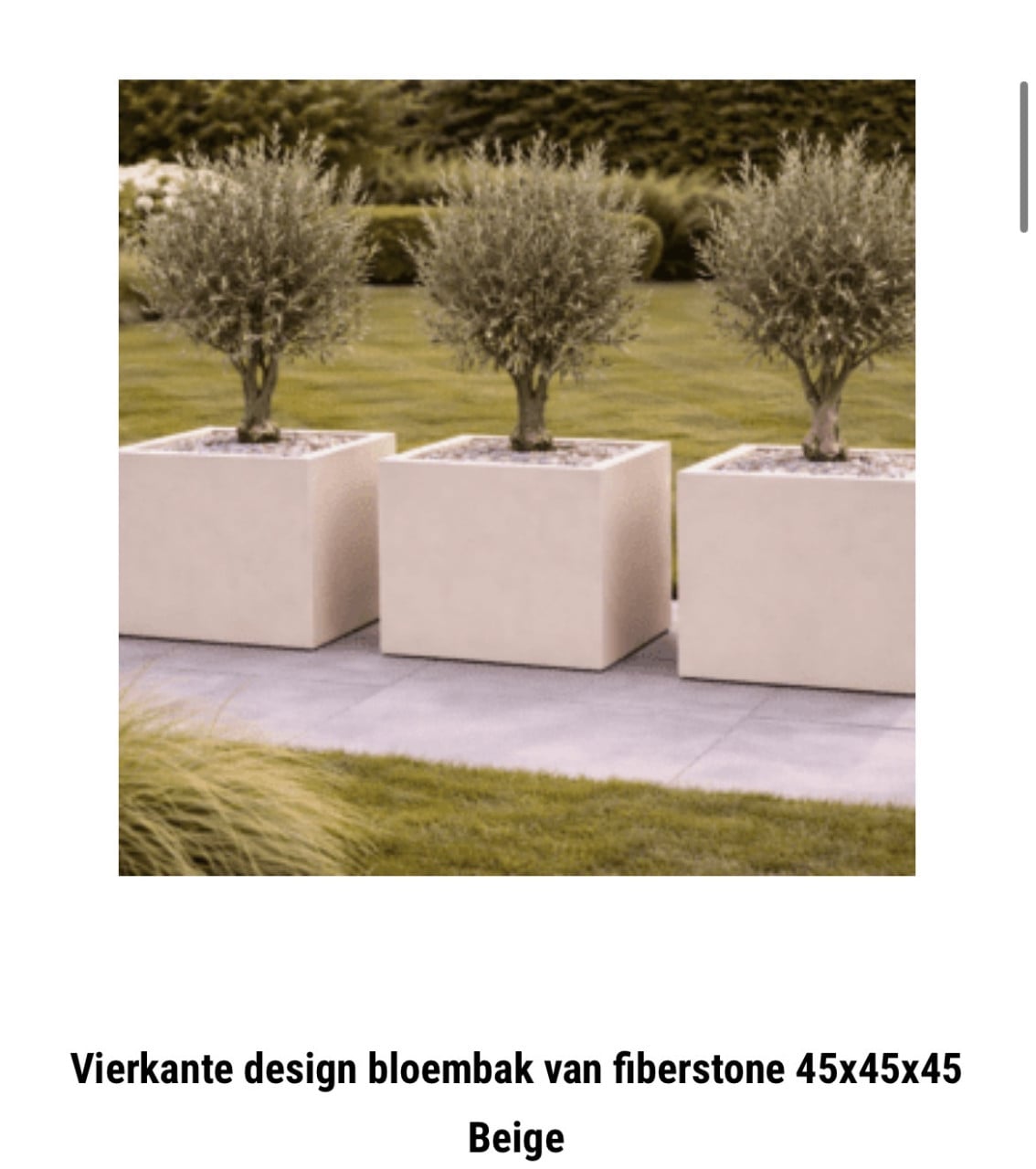 Fiberstone plantenbakken sale