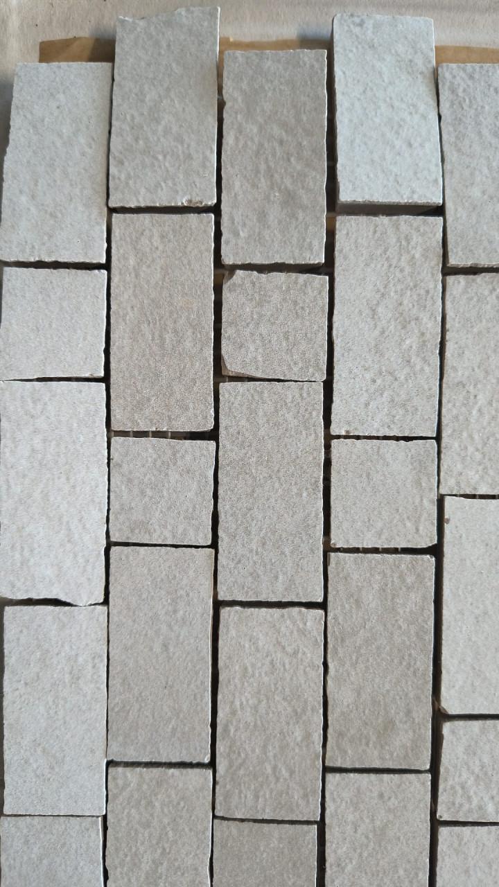 3035-301 Betonlook mozaïek wit, 30x30 cm, 12,50 per doos