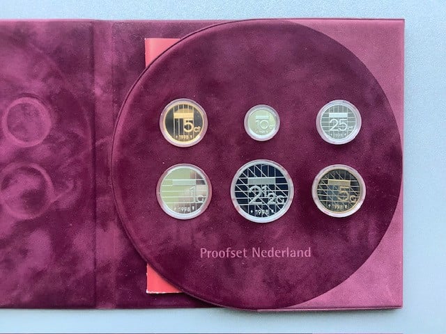 Nederland, Proofsets 1996 t/m 2001 in cassette.