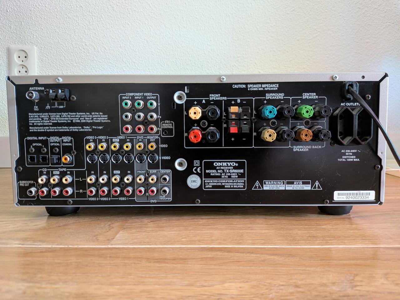 Onkyo AV receiver TX-SR600E