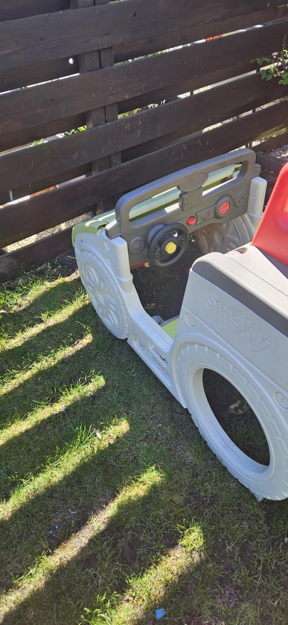 Smoby glijbaan, auto en zandbak