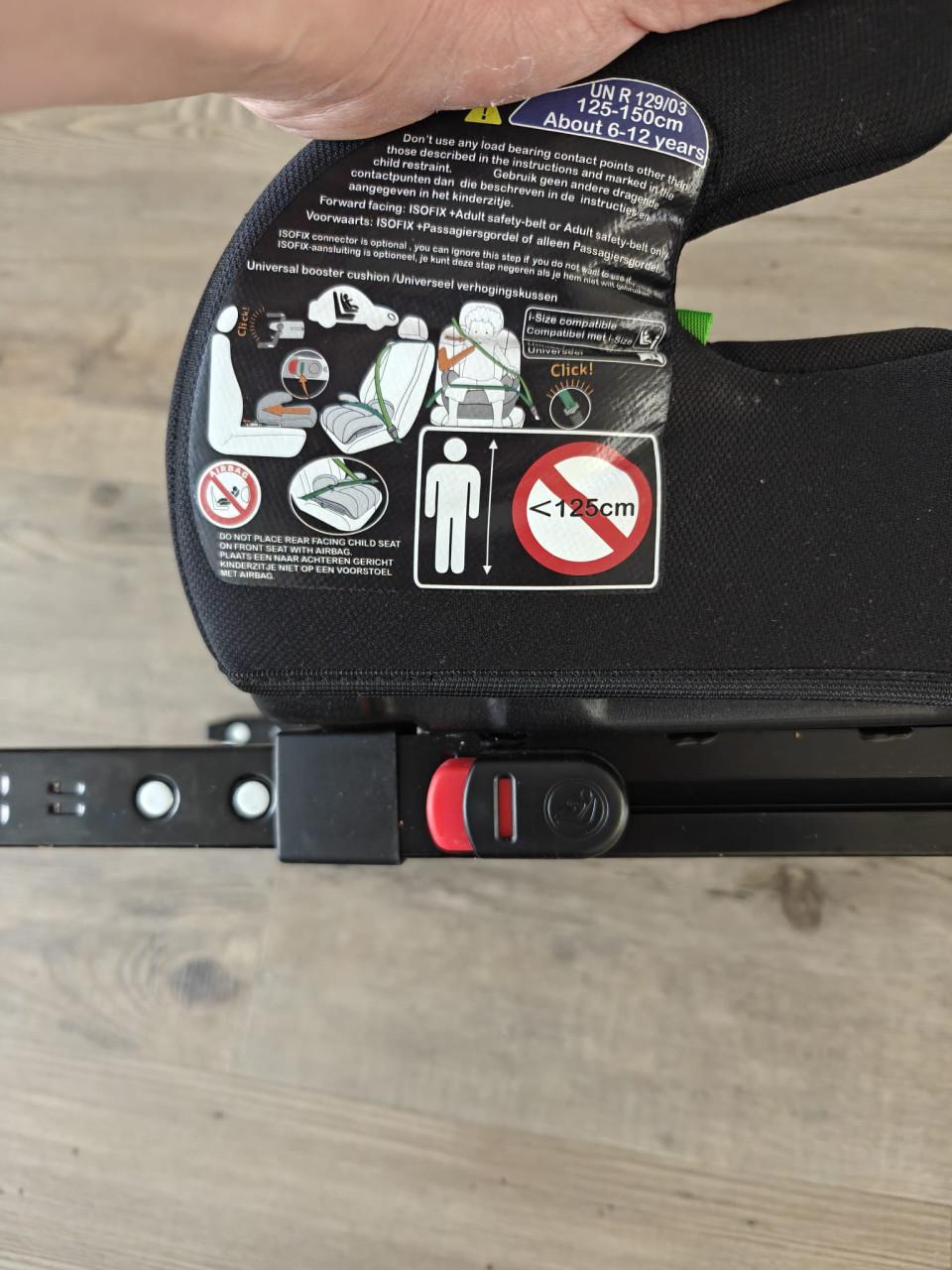 Autostoelverhoger met Isofix