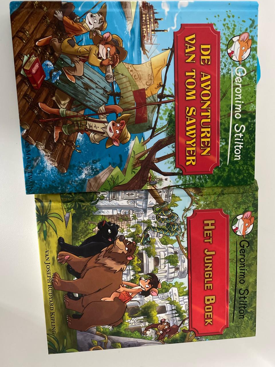 2 boeken van Geromino stilton
