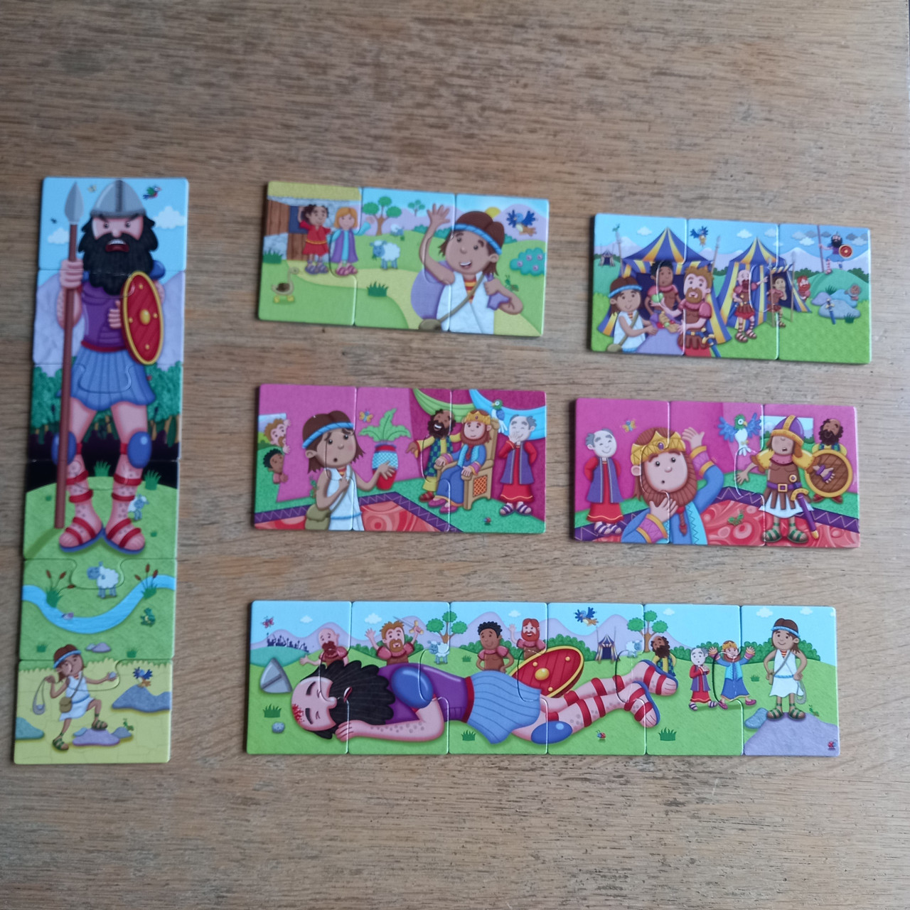 Puzzelbox David en Goliat inclusief verhaalboekje
