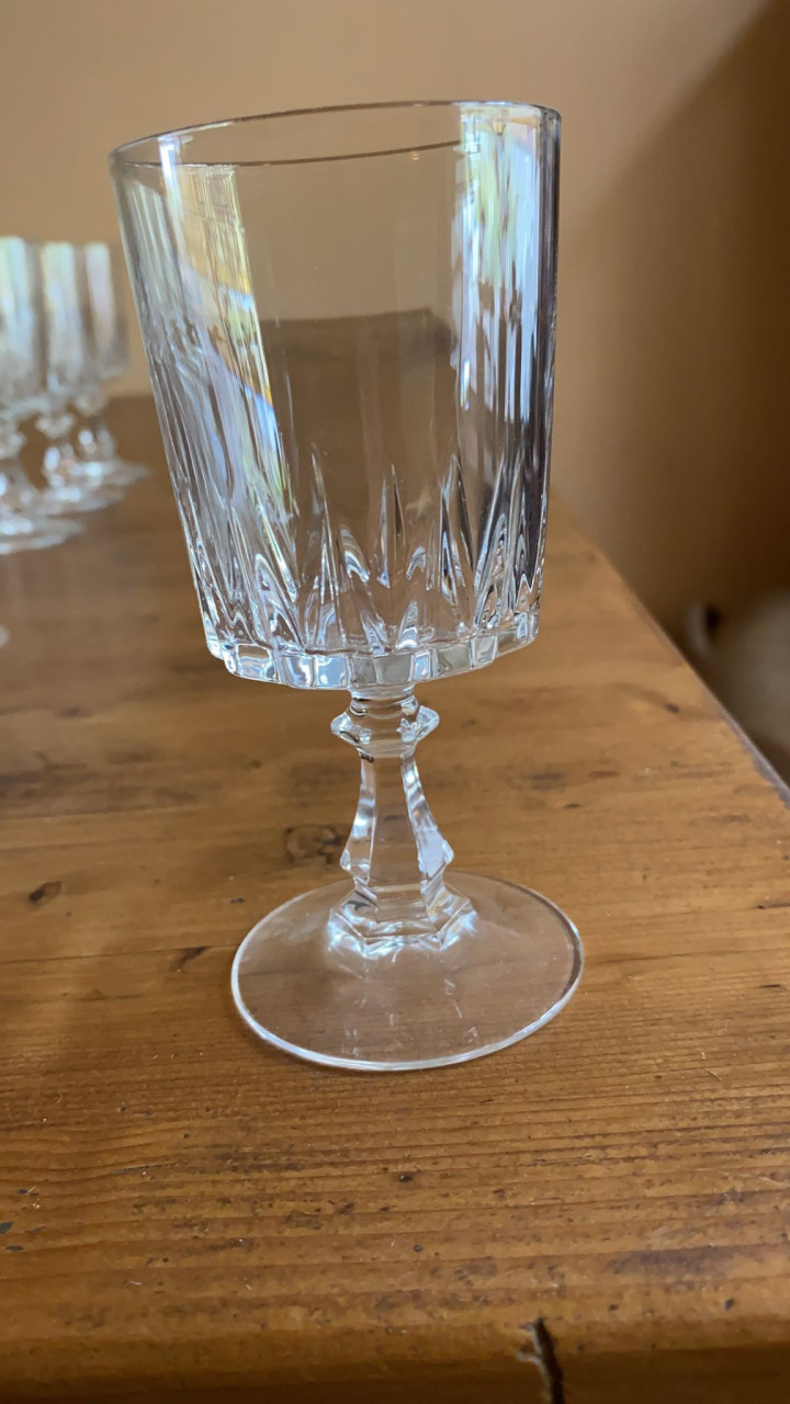 Kristal glas service (Crystal d’Arques Louvre)