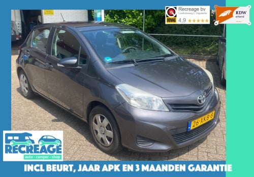 Toyota Yaris 1.0 VVT-i – Ruim en zuinig! Airco, jaar APK, beurt+3m gar