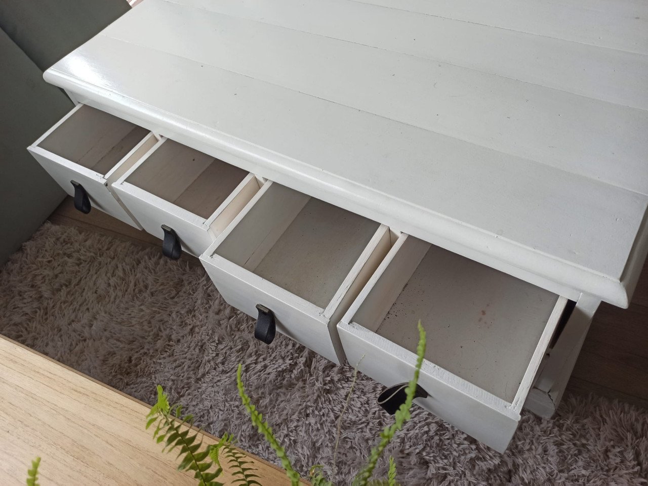 Koffietafel met lades 'Chest look'