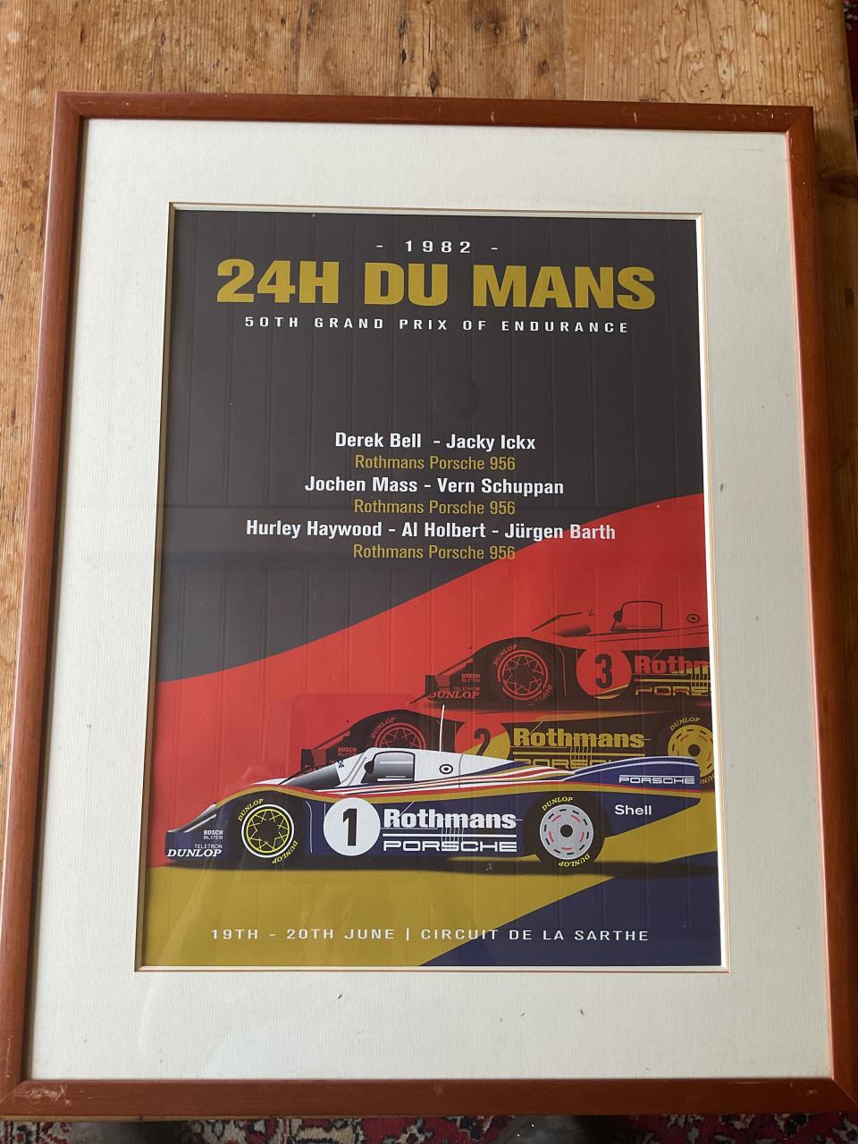 Rothmans Porsche Le Mans affiche