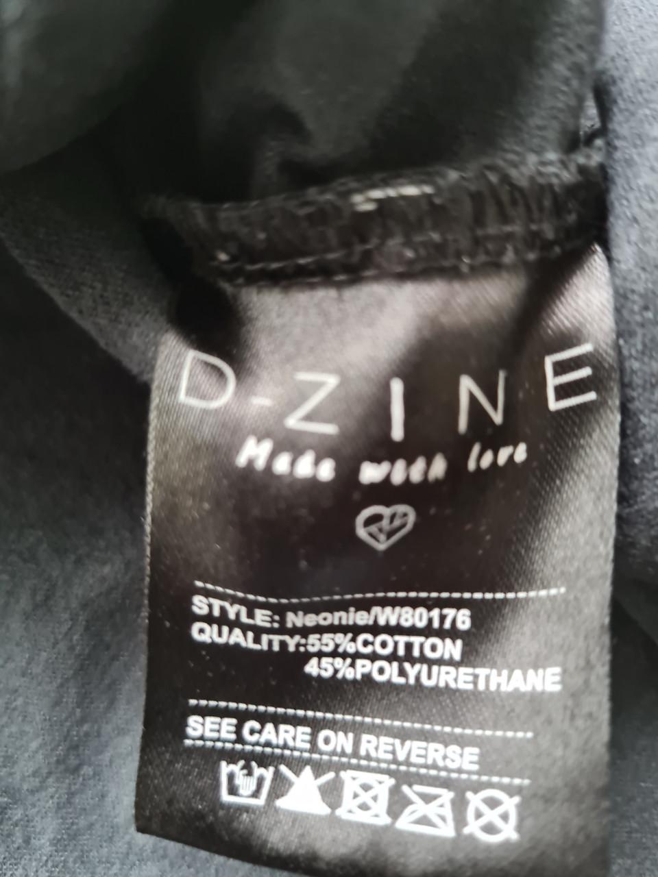 D-ZINE Zwart Imitatieleer Rokje Maat 152/158