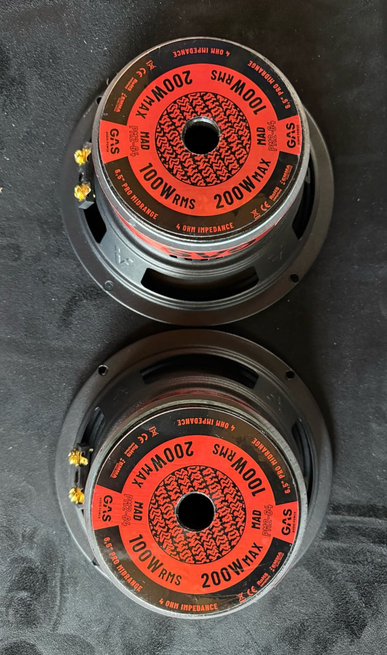 Gas Mad PM2-64 auto speakers
