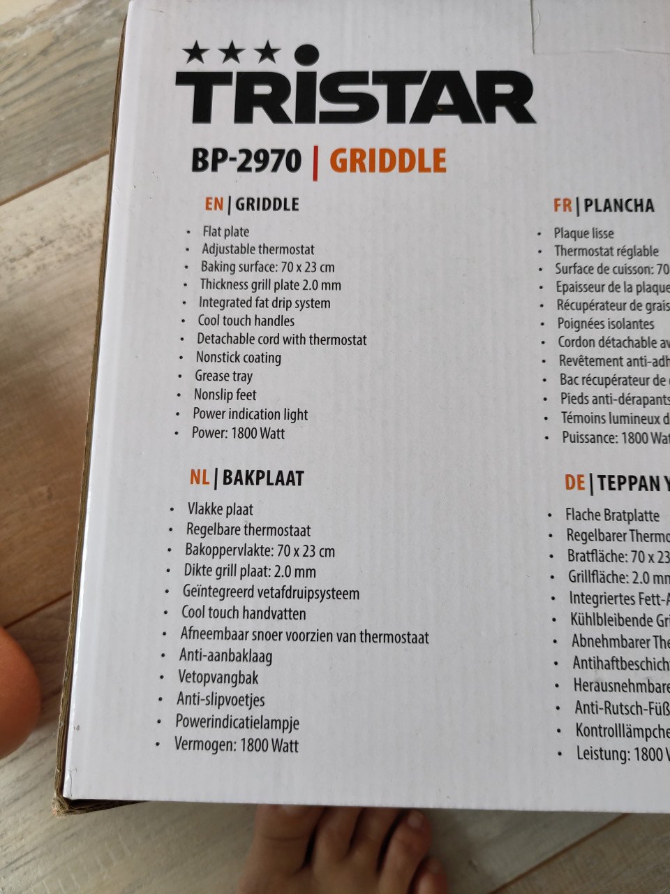 Tafel grill XL
