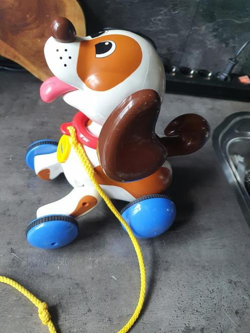 Leuk vintage fischer price : trekhondje Tommy -blaft, jaren 70