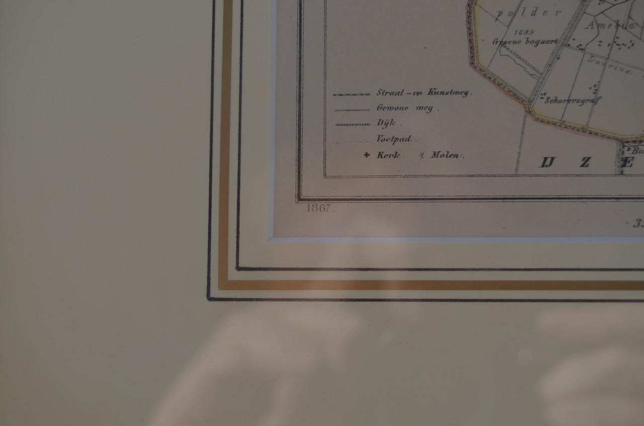 Fraaie Litho 1868 Gemeente Biervliet Zee - Vla.