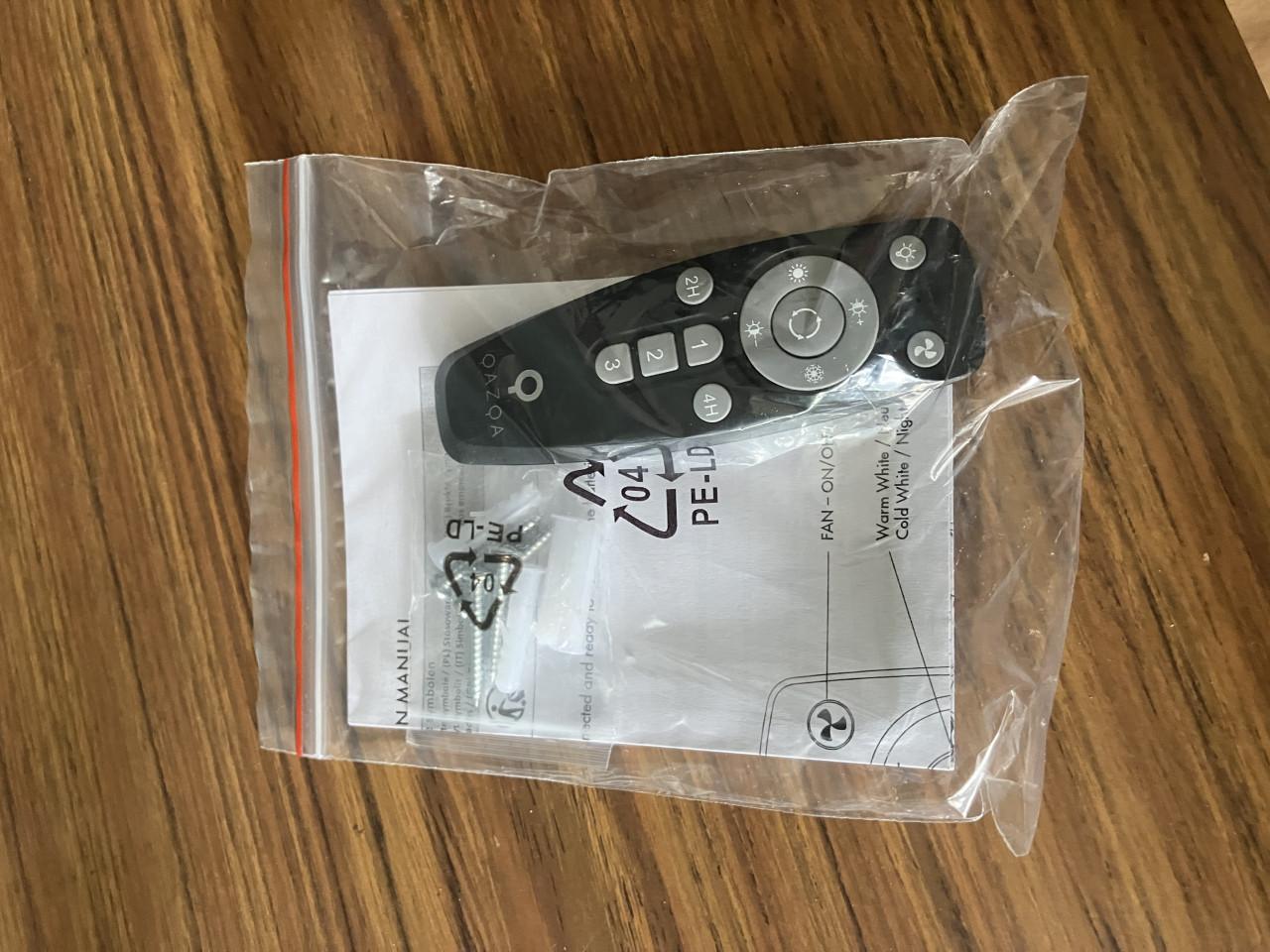 Qazqa Mandy Fan White - Plafondventilator met verlichting